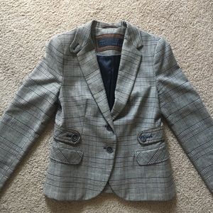 Zara plaid blazer size S